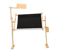 Fxzqgnh Soporte de Madera para, Ajustable Y Giratorio, Kit de Bordado para Principiantes, Bastidor de Bordado para Manualidades con Hilo, Beige, Individual