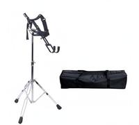 Fxzqgnh Soporte de Tambor Manual de Altura Ajustable Trípode Sólido Aleación de Zinc Adecuado para Prácticas Musicales Salas de Ensayo Estudiantes Escenarios, Soporte De Tubo 25+Bolsa
