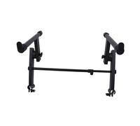 Fxzqgnh Soporte para teclado de 2 niveles, ancho ajustable, accesorios para instrumentos musicales, extensión de metal, teclados apilables, soporte para piano