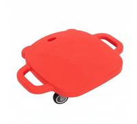 Fxzqgnh Tabla Sensorial Equilibrio Ruedas Giratorias Patinete Deportivo Sensorial Plástico Moldeado Patinete Suelo para Niños, Rojo, Rojo