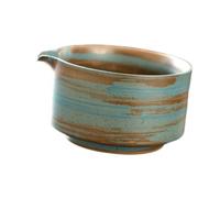Fxzqgnh Tazón Matcha de Cerámica Japonesa con Vertedor Artesanal Y Inspiración Tradicional Adecuado para Hogar Oficina Regalo, Azul, tal como se describe