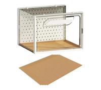 Fxzqgnh Terrario para reptiles, comedero portátil, jaula de reptiles, terrario profesional para gecos, pequeño