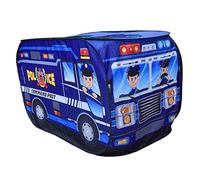 Fxzqgnh Tienda de Juegos Infantil, de Juegos para Bebés, Juguete de Playa, Tienda de Poliéster Plegable Y Portátil, Ideal para Parques, Vacaciones, Sal, Coche de policía