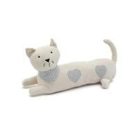 Fxzqgnh Tope Puerta con Forma Tope Puerta Encantador Sujeta Puertas Pesado para, Hogar, Blanco Con Azul, Gato Con Corazón Azul