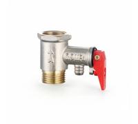 Fxzqgnh Válvula Alivio Presión Roscada Válvula Presión Doméstico para Especialistas en Fontanería, Instaladores, 0.9Mpa, Cuerpo De Cobre, Engrosado
