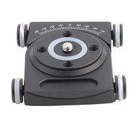 FY - 01 Rodillo de Mesa para automóvil, Deslizador de riel de Video para cámara DSLR, Escritorio de aleación de Aluminio para Tomas dinámicas Suaves, Compatible con Soporte para