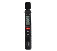 FY8862 Medidor de nivel de sonido digital 30-130dB Pantalla LCD Dispositivo de medición de ruido con una ponderación Micrófono de condensador Electret de alta precisión ± 1.5dB para monitoreo de