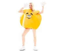 Fyasa Disfraz de Dulce Amarillo para Mayores de 12 años, Dibujos Animados, Multicolor, L 706129-T04