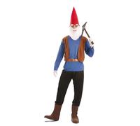 FYASA - Disfraz de Gnomo para hombre Talla ML