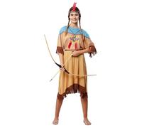 FYASA - Disfraz de india apache para mujer talla ML