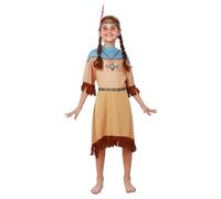 FYASA - Disfraz de india apache para niña talla 5 a 6 años
