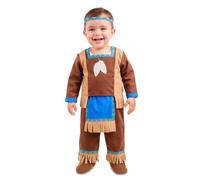 EUROCARNAVALES Disfraz pequeño indio bebé - 6 a 12 meses (67-69 cm)