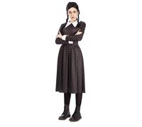 EUROCARNAVALES Disfraz de Miércoles Gótica para mujer