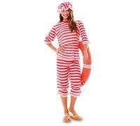 FYASA - Disfraz de nadadora de 1920 para mujer (XL)