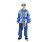 FYASA - Disfraz de Paje azul para adulto (ML)