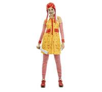 FYASA - Disfraz de Payasa asesina para mujer Talla ML