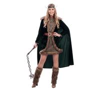 EUROCARNAVALES Disfraz de Vikinga Deluxe para Mujer
