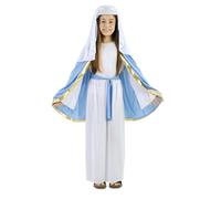 FYASA - Disfraz de Virgen maría para niña (7 a 9 años)