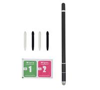Fybida Stylus Pen Touch, Stylus Pen 4 en 1 Punta de Fibra Resistente Al Desgaste Teléfono Móvil Tablet Pintura Escritura a Mano Stylus Capacitivo(Negro)