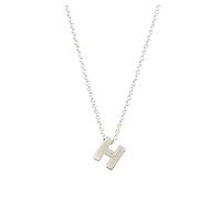 Fycakly Collar con inicial chapado en oro, collar con inicial A Z 26 letras del alfabeto, collares delicados para mujer, collares de moda para mujer, gruesos, talla única, Metal