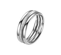 Fycakly Juego de 3 anillos ajustables con diseño de anillo de luz dorada, accesorios de moda para regalo, anillos de pulgar para mujer, 5, Acero inoxidable