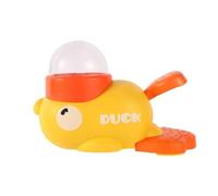 FYDTOP - Comedero interactivo para mascotas de pato amarillo, juguete de alimentación lenta para perros y gatos, regalo divertido, duradero y no tóxico, antiasfixia, alivio del estrés, material