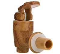 Fydun 1.5L Carril de Vino de Madera de Roble Vintage Hecho a Mano para Whisky, Ron y Puerto