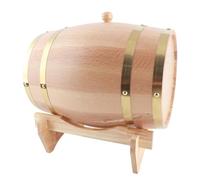 Fydun 10L Dispensador de Barril de Vino de Madera Vintage para Whisky, Bourbon y Tequila Solución de Almacenamiento de Bebidas Rústicas y para Servir