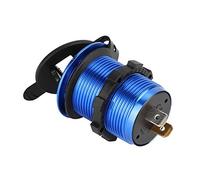 Fydun Adaptador de Corriente para Motocicleta de 12 24 V, Cargador USB Dual con Voltímetro LED, Toma de Encendedor de Cigarros Impermeable a Prueba de Polvo para Teléfonos, y Más