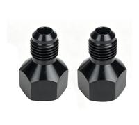 Fydun Adaptador Reductor de Aluminio de 10AN Hembra a 6AN Macho para Conexión de Tubería, con Roscas Mecanizadas de Precisión para Enfriador de Aceite (AN8 hembra a AN6 macho)