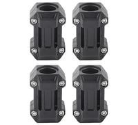 Fydun Bloques de protección de parachoques 2 pares de protectores de motor de motocicleta Decoración de protección de bloque de parachoques 22/25 / 28mm Ajuste para R1200GS R1150GS