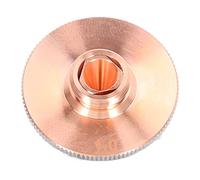 Fydun Boquilla de Corte Fydun de Cobre de Doble Capa de 1,0 Mm | Reemplazo Plateado Cromado de la Fibra óptica del Cabezal de Corte para el Equipo de Grabado de la Cortadora CNC