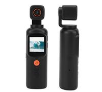 Fydun Cámara de Vídeo Portátil 2K HD, Cabezal Giratorio de 350 °, Estabilización Electrónica, Videocámara Portátil Gran Angular con Aplicación para Viajes