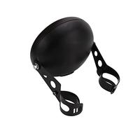 Fydun Carcasa de Faro de Motocicleta, Soporte de Cubo para Faro LED Universal de 7 Pulgadas para Faro LED Tubos de Horquilla de 38-51 Mm