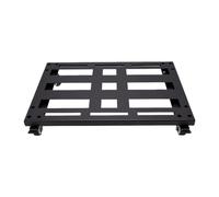 Fydun Carro de Herramientas Giratorio con Ruedas, Bastidor de Metal Resistente para Cajas de Almacenamiento de Ancho Completo y Medio Ancho (1,5 Pulgadas)