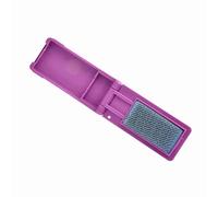 Fydun Cepillo Portátil para Zapatos de Baile de Salón, para Baile Latino, Rojo (PURPLE)