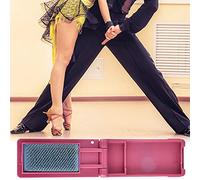 Fydun Cepillo Portátil para Zapatos de Baile de Salón, para Baile Latino, Rojo (rojo)