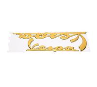 Fydun Emblema Adhesivo 3D, Calcomanía para GTS300 LX125 LX150 IE, Decoración De Motocicleta, Flexible Y Duradero, Resistente A La Desgaste(Amarillo)