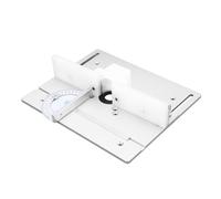 Fydun Enrutador de Metal Tablero Abatible Placa Base Rt de Aluminio para Carpintería para Enrutador Sierra de Mesa para Familias (Fydunmbfak8u71s-13)