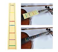 Fydun Etiqueta Adhesiva Práctica para Tablero de Traste Marcador de Posición de Dedo para Principiantes en Práctica de Violonchelo Familia Aplicada (1/2)