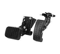 Fydun Extensores de Pedal de Freno y Gas, Extensiones de Pedal de Freno de Acelerador Antideslizante Longitud y ángulo Ajustables para Coche Sedán