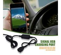 Fydun Fydun Módulo Convertidor 3A 12V a 5V con Salida USB, Adaptador de Corriente Ultradelgado para Cargar Tabletas de Teléfonos Inteligentes, Regulador de Voltaje de 15W con Características de