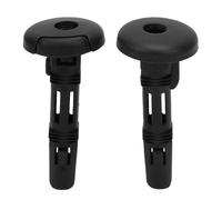 Fydun Inserto Guía para Reposacabezas, Tubo de Repuesto de 12,8 Mm de Diámetro Interior, Diseño Cuadrado de Cabeza Redonda, para Asiento Delantero de Coche, Camión o Vehículo
