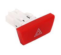 Fydun Interruptor de Advertencia de Peligro 6490 NG Recambio para 107 | Construcción de Plástico ABS, Compatible con C1 2005-2014, 2005-2014, Botón Rojo