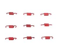 Fydun Juego de Resortes de Embrague para Scooters GY6, Resortes de Embrague Rojos de Alto Rendimiento, Aumentan la Suavidad de Conducción, 1500 RPM para Mantenimiento QMB139