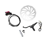 Fydun Kit de Freno de Disco Hidráulico 203mm Pinza Cilindro Maestro para | Depósito Visual, Compatible con Surron Light Bee y X160/X260, Líquido DOT 4, Rotor de 203 Mm, Kit Completo delantero/trasero.