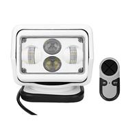 Fydun Luz de Búsqueda Marina,Reflector LED,60W LED Luz de Búsqueda con Control Remoto para Coche Foco para Exteriores para Coche Barco