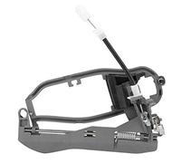Fydun Manija de la puerta del coche Soporte del portador Manija de la puerta exterior Aleación de zinc Carrier de plata Manijas Reemplazo de la carcasa para X5 Off-road E53(Delantero izquierdo)