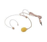 Fydun Micrófono de Diadema de Condensador Ligero Unidireccional con Enchufe de 3,5 Mm para Recorrido de Enseñanza del Habla del Transmisor