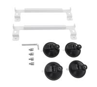 Fydun Mini Ventana de Automóvil Sun Toroof Mount Kit de Taza de Succión Fuerte Versátil con Estilo para Viajar ABS de Metal